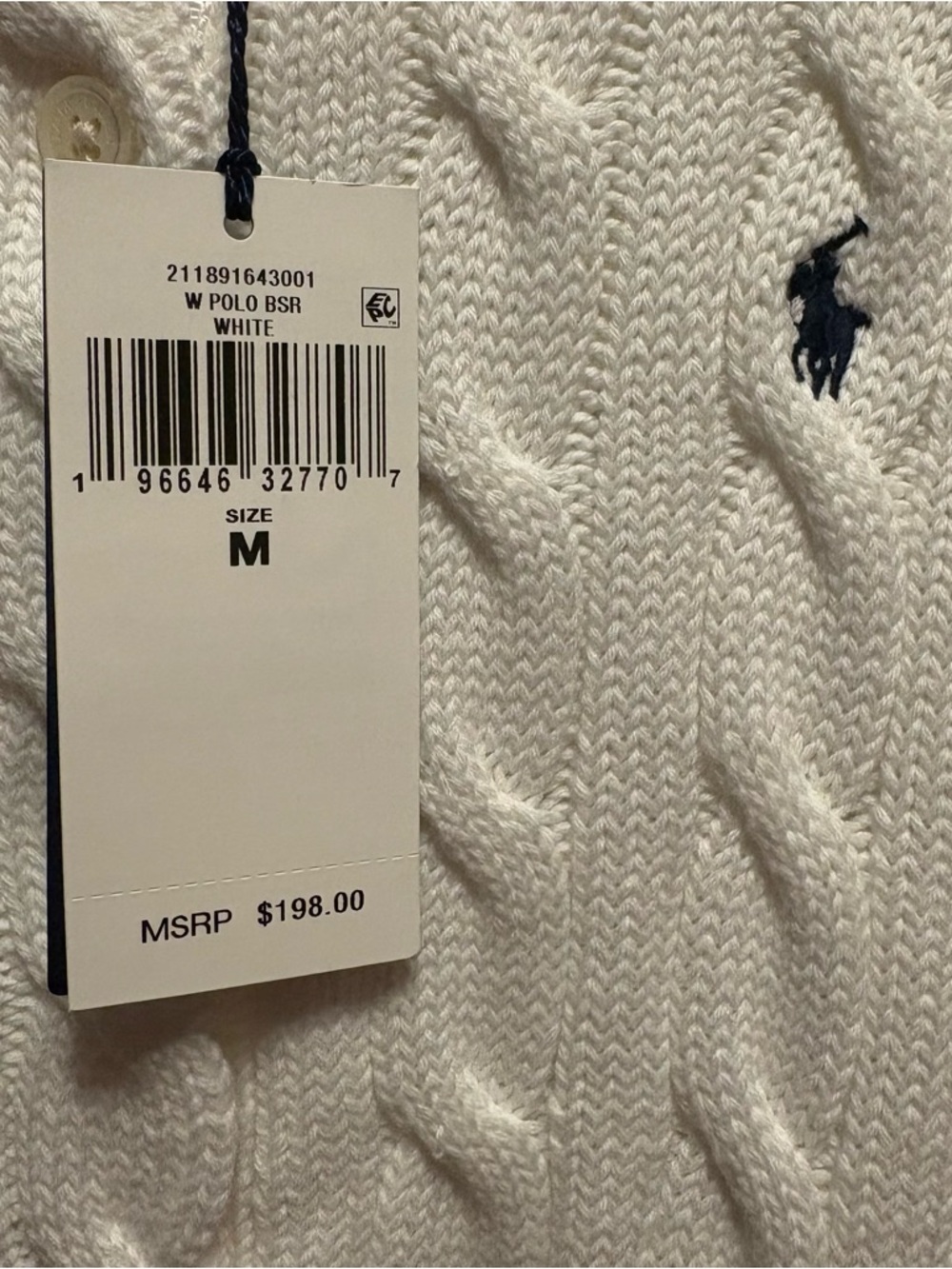 Polo by Ralph Lauren white Cardigan - Picture 3 of 5